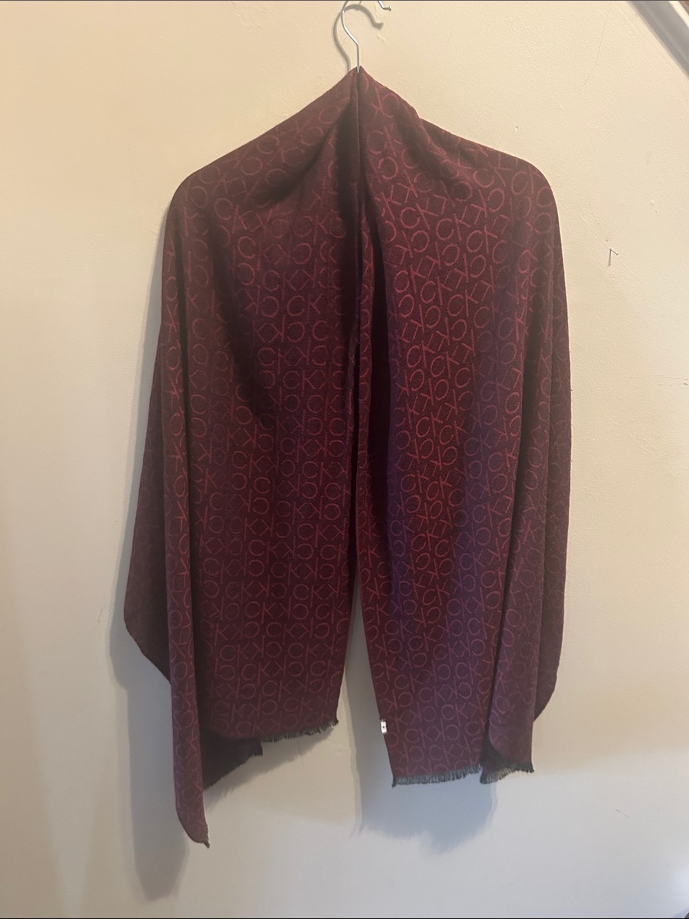 Calvin Klein Burgundy shrug!! - Picture 7 of 10
